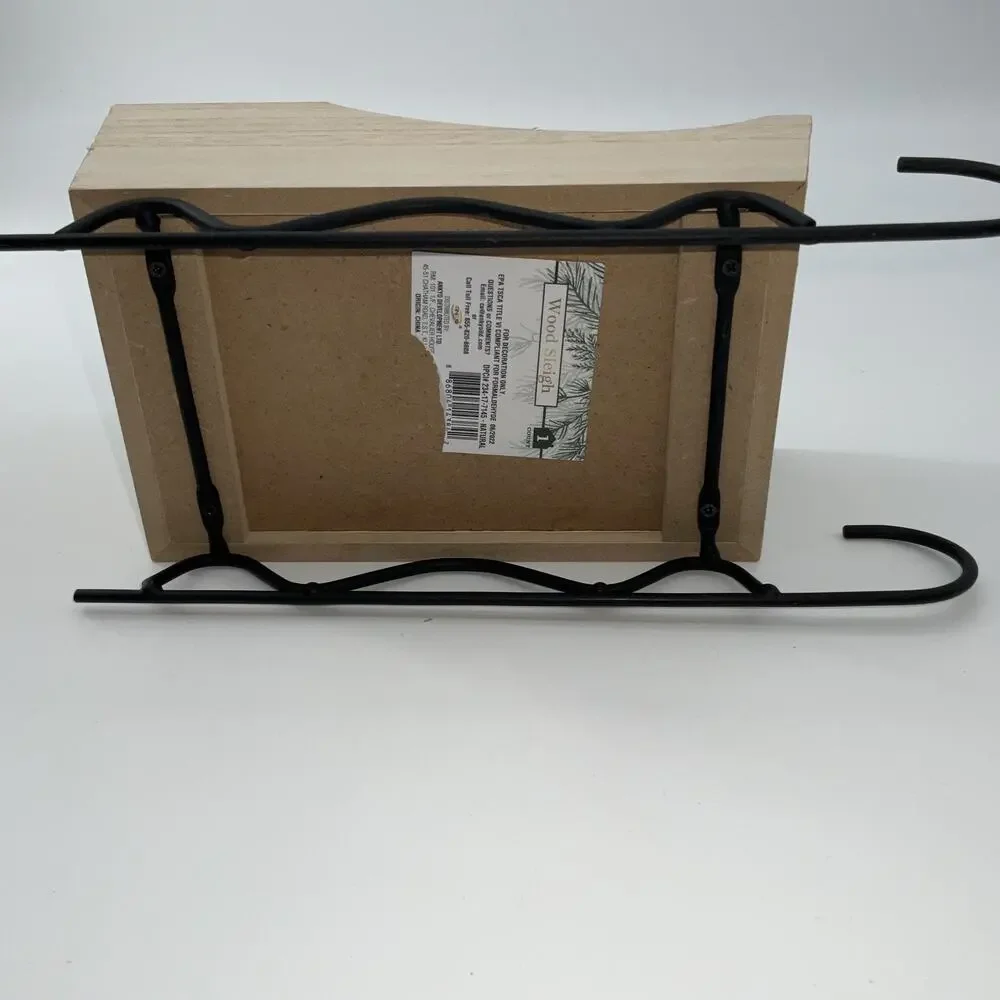 Target Wood Holiday Decorative Sleigh